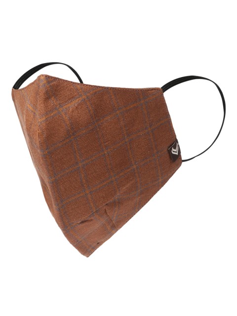 

Linen Club Unisex Brown 3 Ply Reusable Protective Outdoor Mask
