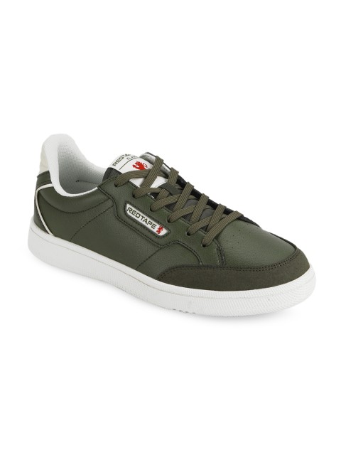 

Red Tape Men Olive Green Sneakers