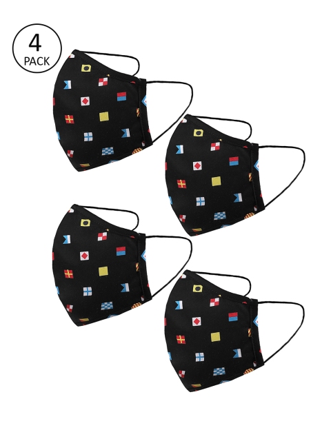 

Naughty Ninos Kids Black 4 Pcs 2 Ply Outdoor Mask
