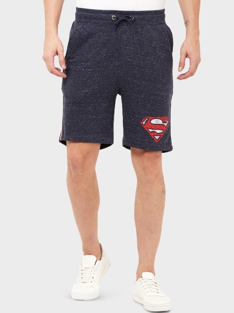 

Free Authority Men Grey Superman Print Regular Fit Shorts