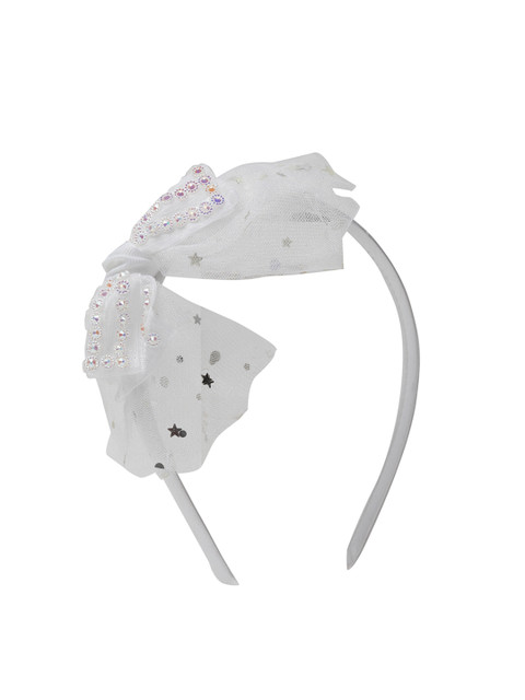 

Stoln Girls White Embellished Hairband