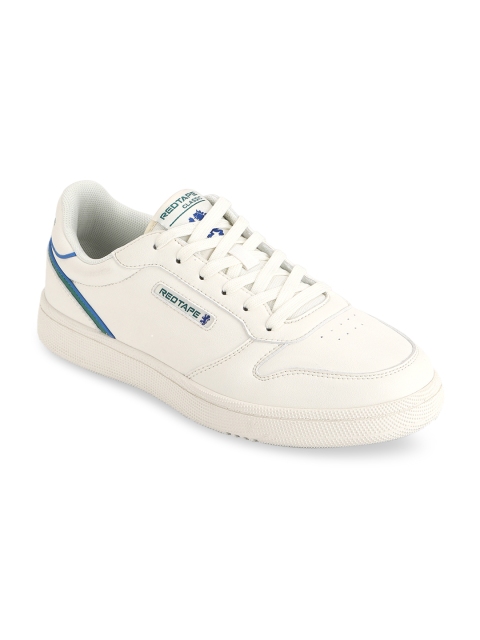 

Red Tape Men Off-White Solid Sneakers