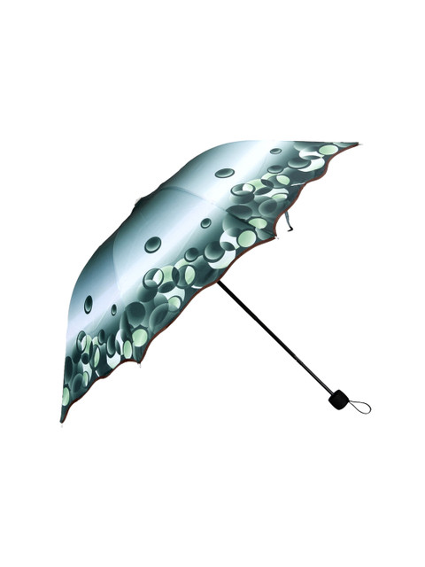 

FabSeasons Unisex Green & White Digital Print 3-Fold Fancy Manual Umbrella