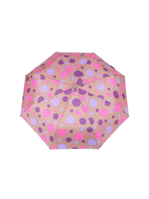 

FabSeasons Unisex Brown & Purple Circular Digital Printed 3 Fold Automatic Umbrella