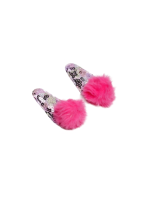 

Stoln Girls Pink Set of 2 Embellished Alligator Hair Clip