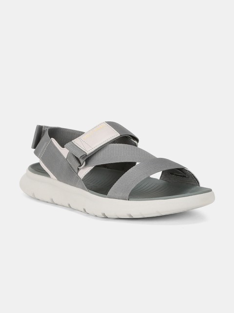 

Cole Haan Men Grey & Off-White Sports Sandals