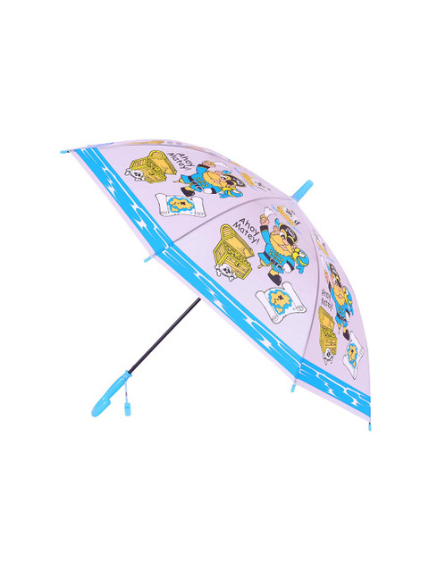 

FabSeasons Kids Lavender & Blue Fancy 3D & Bee Digital Printed Single Fold Stick Umbrella