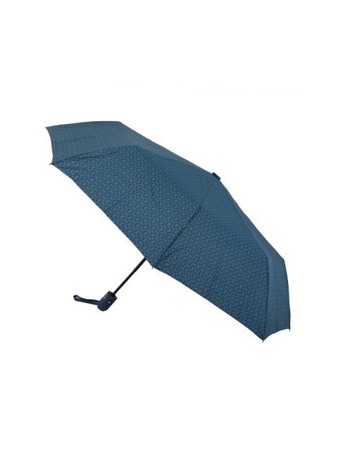 

FabSeasons Unisex Blue Geometric Printed 3 Fold Semi-Automatic Umbrella