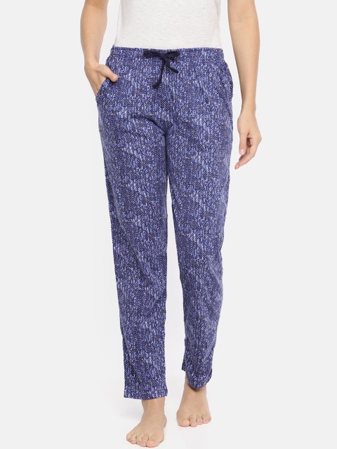 

Red Rose Women Blue Printed Lounge Pants