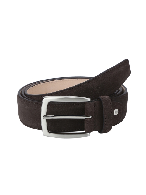 

CRUST Men Brown Solid Leather Belt