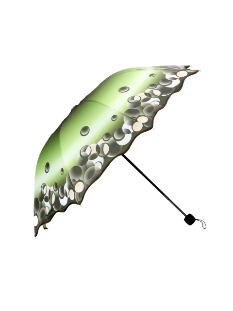 

FabSeasons Unisex Green & Black Digital Printed 3-Fold Fancy Manual Umbrella