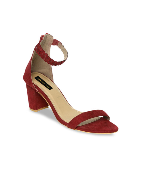 

Milano Torre Women Rust Orange Solid Sandals