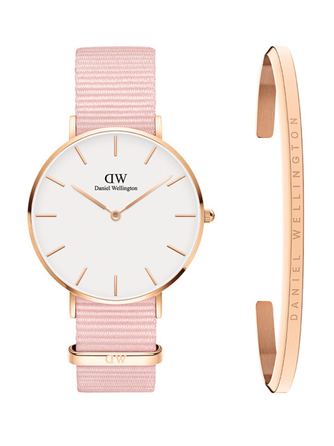 

Daniel Wellington Petite Rosewater Women White Classic Bracelet Watch Gift Set DW00500857