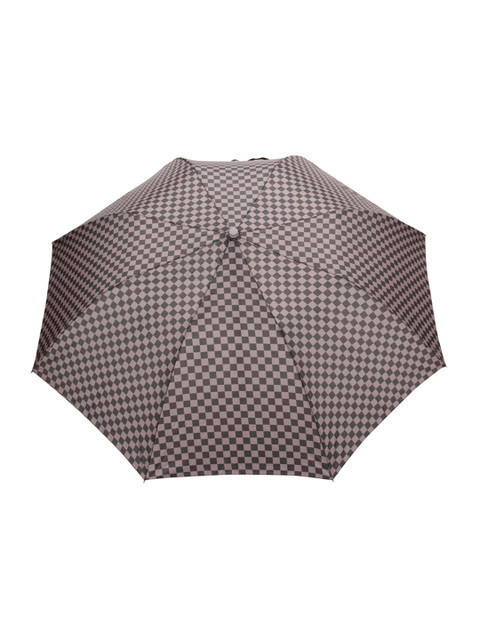 

FabSeasons Unisex Grey Checked 2 Fold Fancy Semi-Automatic Umbrella