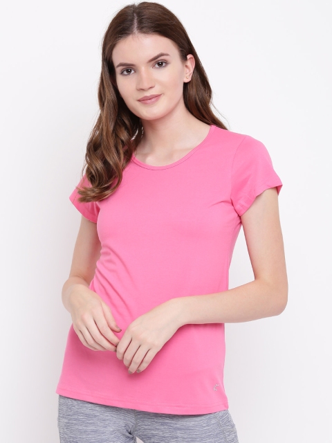 

Kanvin Women Pink Solid Lounge T-Shirt