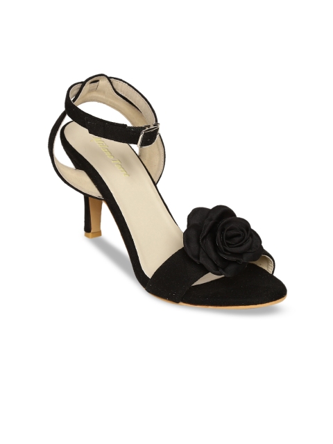 

Milano Torre Women Black Solid Slim Heels