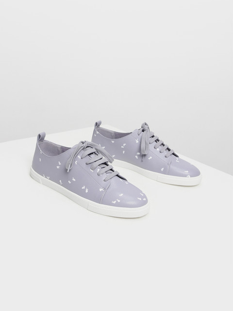 

CHARLES & KEITH Women Grey Sneakers