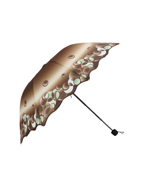 

FabSeasons Unisex Brown & Green Digital Printed 3 Fold Fancy Manual Umbrella