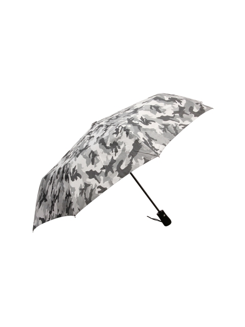 

FabSeasons Unisex Grey Camouflage Printed Semi Automatic 3 Fold Umbrella