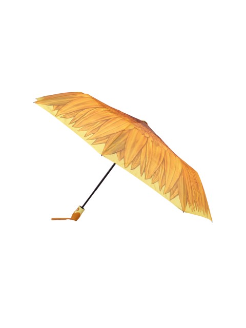 

FabSeasons Unisex Yellow Floral Digital Printed 3 Fold Semi-Automatic Umbrella