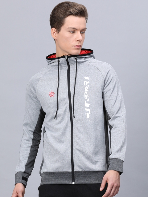 

Cultsport Men Grey Colourblocked Sporty Jacket