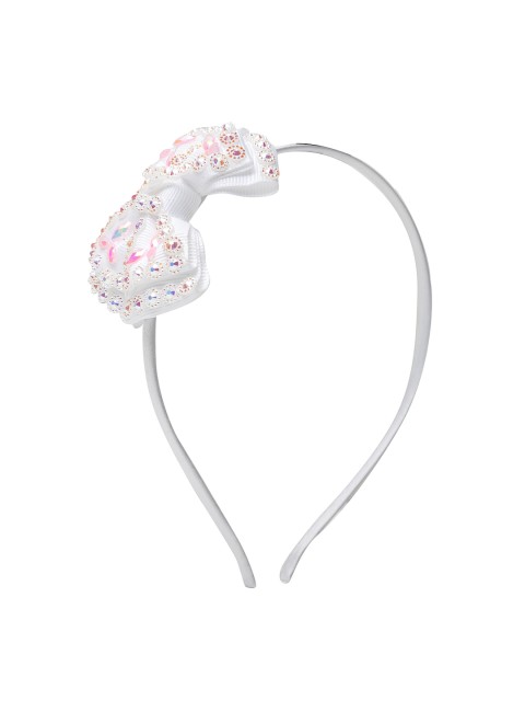 

Stoln White Embellished Hairband