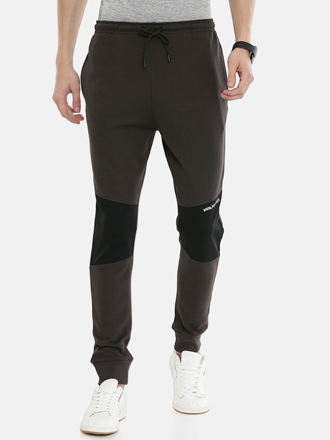 

Proline Active Men Olive Green Solid Slim-Fit Joggers
