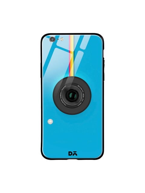 

DailyObjects Blue Polaroid Camera Printed iPhone 6S Glass Case Cover