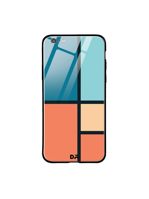 

DailyObjects Teal Blue & Peach-Coloured Window iPhone 6S Glass Case Cover