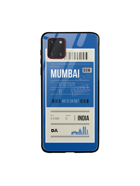 

DailyObjects Blue & White Mumbai City Tag Samsung Galaxy Note 10 Lite Glass Case Cover
