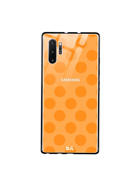 

DailyObjects Orange Polka Samsung Galaxy Note 10 Plus Glass Case Cover