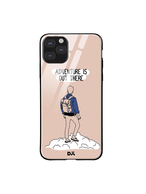 

DailyObjects Beige & Blue Adventure Out iPhone 11 Pro Glass Case Cover