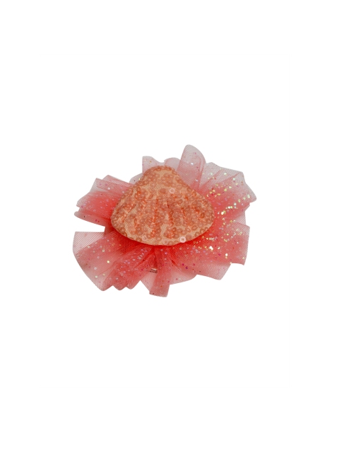 

Stoln Peach-Coloured Embellished Alligator Hair Clip