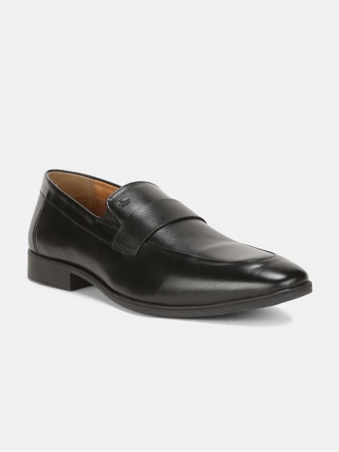 

Arrow Men Black Solid Strata 2.0 Leather Formal Slip-Ons