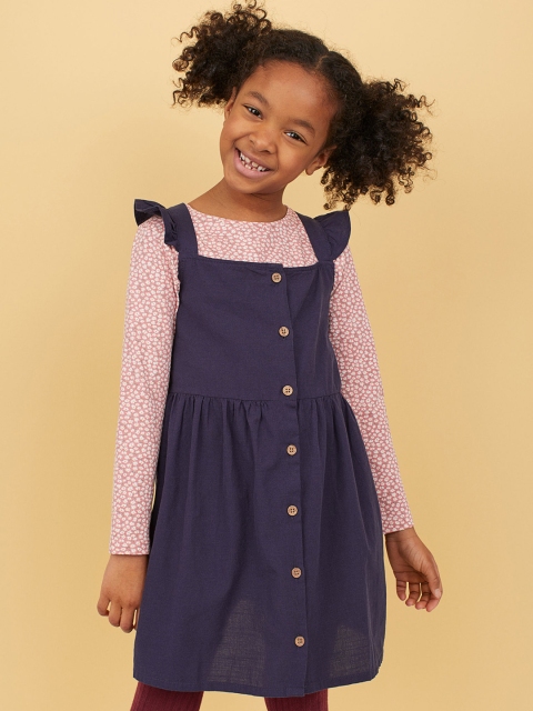 

H&M Girls Blue Cotton Dress
