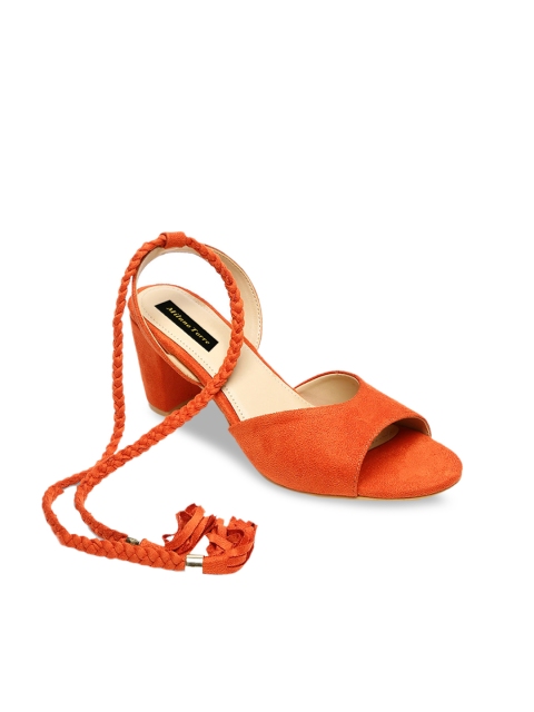 

Milano Torre Women Orange Solid Block Heels
