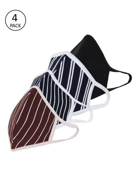 

Color Cocktail 4 Pcs 2-Ply Reusable Outdoor Masks, Blue