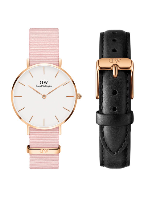 

Daniel Wellington Women White & Black Petite Watch Gift Set DW00500859