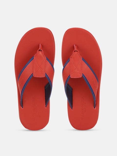 

U.S. Polo Assn. Men Red & Navy Blue Comfort Sandals