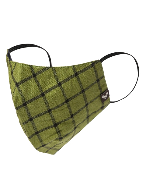 

Linen Club Unisex Green 3 Ply Reusable Protective Outdoor Mask