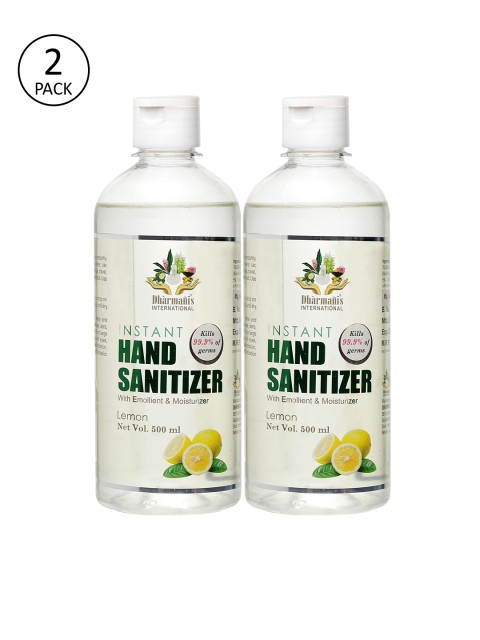 

Dharmanis Pack Of 2 Instant Hand Sanitizers, White