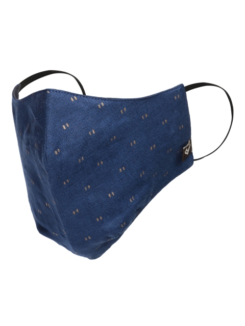 

Linen Club Unisex Blue 3 Ply Reusable Protective Outdoor Mask