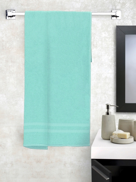 

Story@home Turquoise Blue Solid Bath Towel