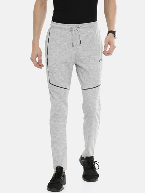 

Proline Active Men Grey Melange Solid Slim Fit Track Pants