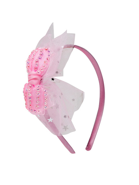 

Stoln Pink Embellished Hairband