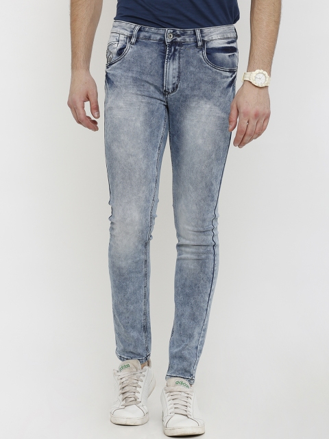 

Rex Straut Jeans Men Blue Slim Fit Mid-Rise Clean Look Stretchable Jeans