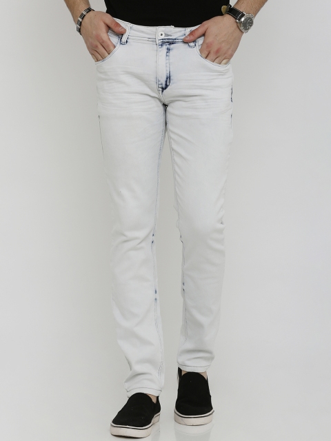 

Rex Straut Jeans Men Blue Slim Fit Mid-Rise Clean Look Stretchable Jeans