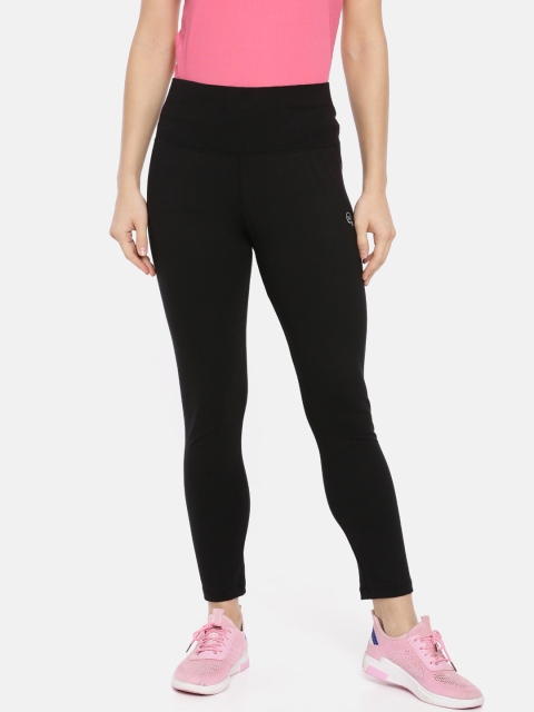 

Macrowoman W-Series Women Black Solid Active Yoga Tights