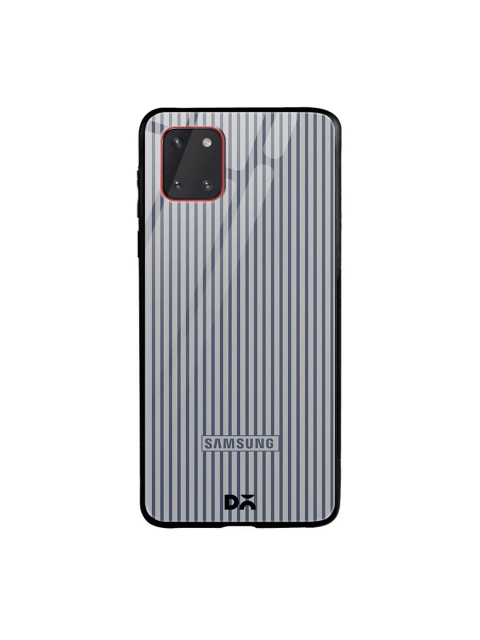 

DailyObjects Multicolored Striped Glass Samsung Galaxy Note 10 Lite Case Cover, Grey