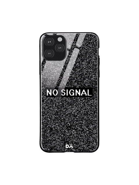 

DailyObjects Grey & White No Signal Glass Case Cover For iPhone 11 Pro